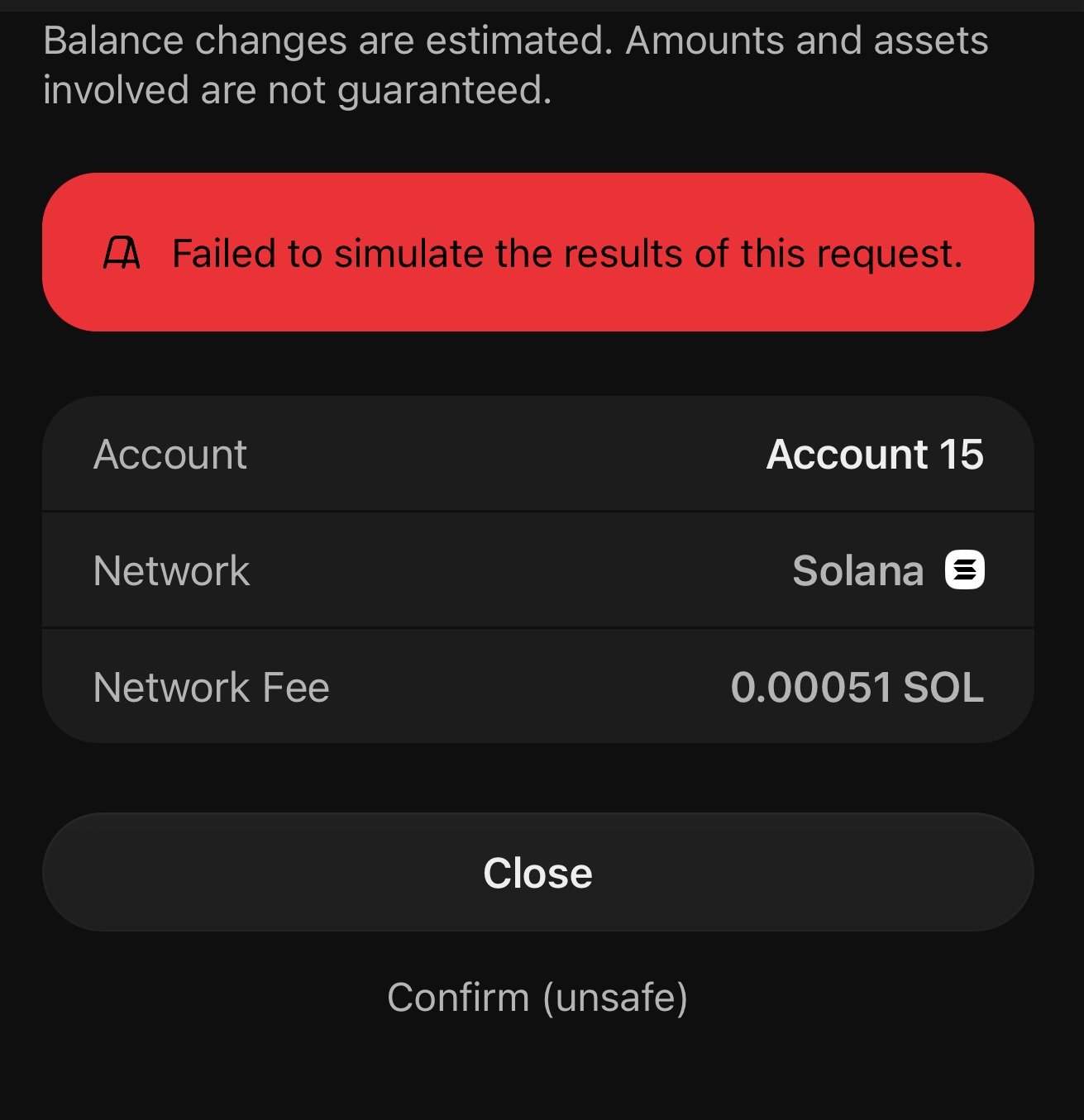 Error Example